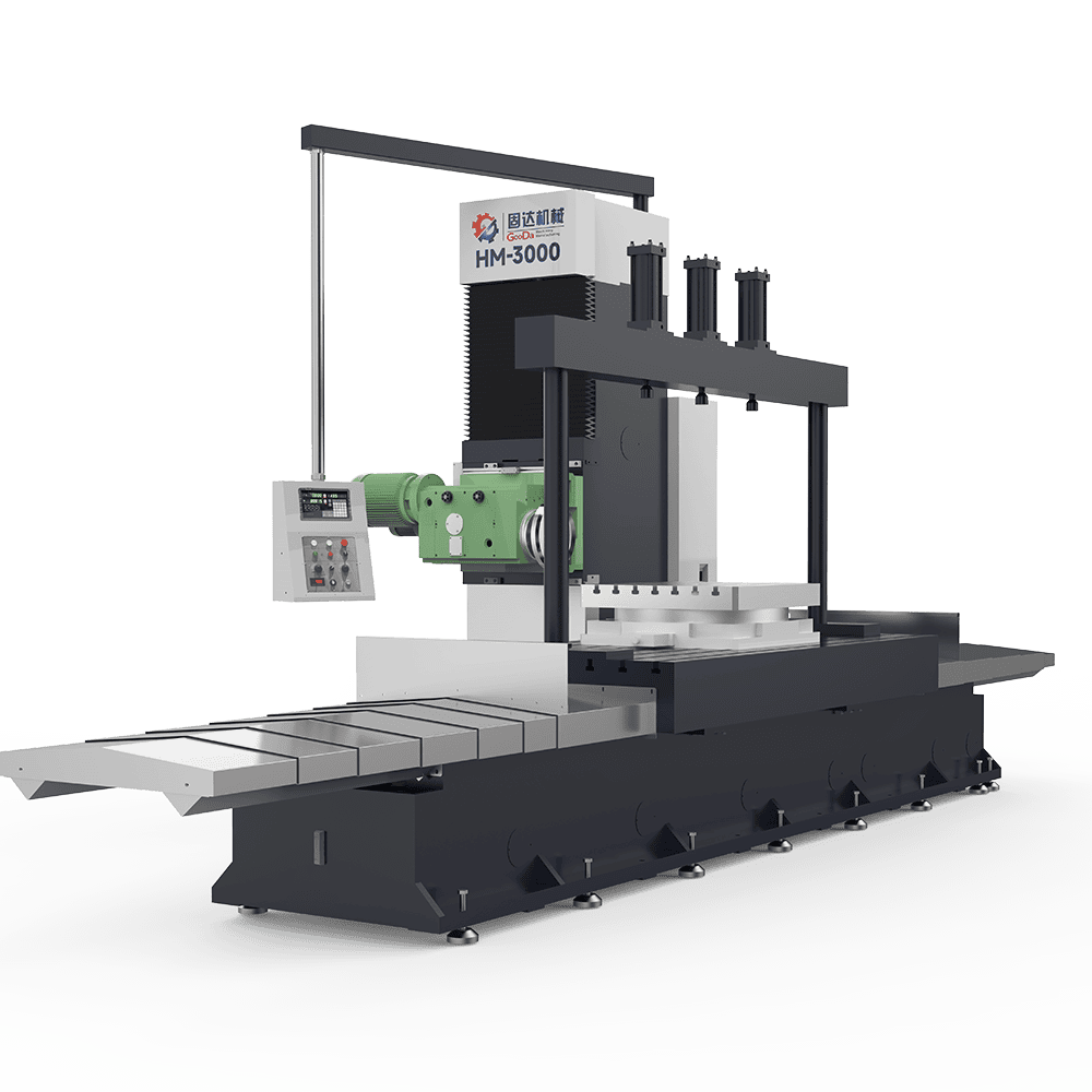 HM-3000 horizontal face milling machine for long workpieces